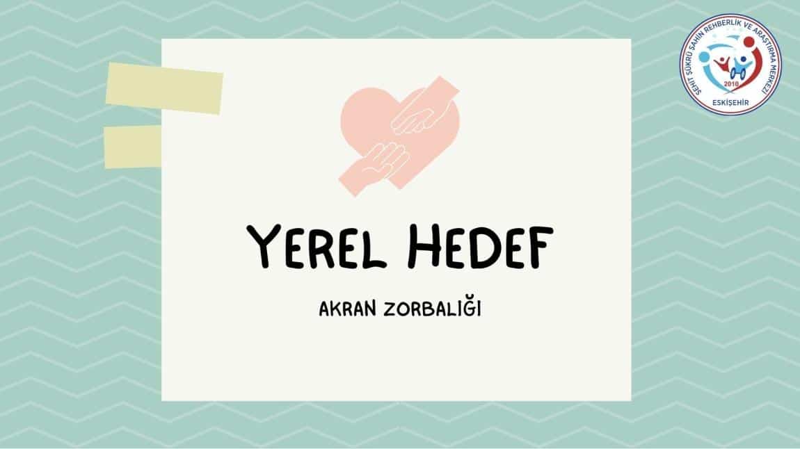 Rehber Öğretmeni Olmayan Okullarımızda Yerel Hedef Akran Zorbalığı Faaliyetleri